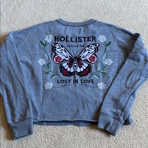 Hollister butterfly crewneck